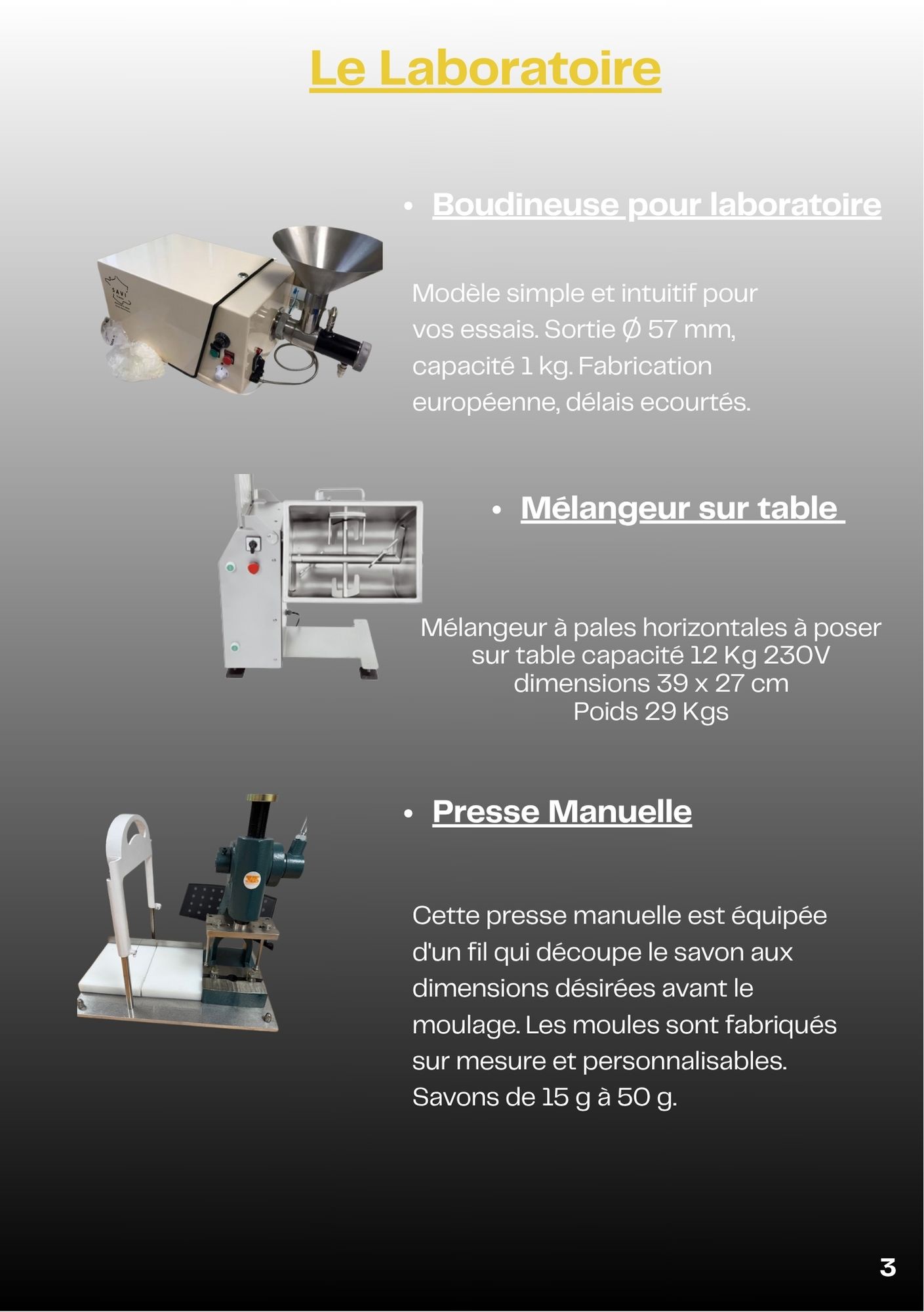 Catalogue Savi France - Page 3 - Laboratoire